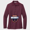 Ladies Silk Touch™ Long Sleeve Polo Thumbnail