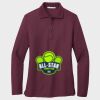 Ladies Silk Touch™ Long Sleeve Polo Thumbnail