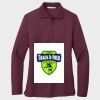 Ladies Silk Touch™ Long Sleeve Polo Thumbnail