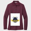 Ladies Silk Touch™ Long Sleeve Polo Thumbnail