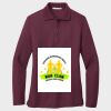 Ladies Silk Touch™ Long Sleeve Polo Thumbnail