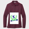Ladies Silk Touch™ Long Sleeve Polo Thumbnail