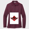 Ladies Silk Touch™ Long Sleeve Polo Thumbnail