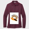 Ladies Silk Touch™ Long Sleeve Polo Thumbnail