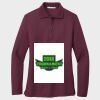 Ladies Silk Touch™ Long Sleeve Polo Thumbnail