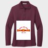 Ladies Silk Touch™ Long Sleeve Polo Thumbnail