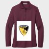 Ladies Silk Touch™ Long Sleeve Polo Thumbnail