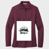 Ladies Silk Touch™ Long Sleeve Polo Thumbnail