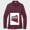 Ladies Silk Touch™ Long Sleeve Polo Thumbnail