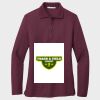 Ladies Silk Touch™ Long Sleeve Polo Thumbnail