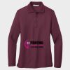 Ladies Silk Touch™ Long Sleeve Polo Thumbnail