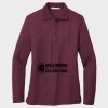 Ladies Silk Touch™ Long Sleeve Polo Thumbnail