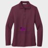 Ladies Silk Touch™ Long Sleeve Polo Thumbnail