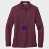 Ladies Silk Touch™ Long Sleeve Polo Thumbnail
