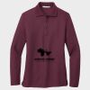 Ladies Silk Touch™ Long Sleeve Polo Thumbnail