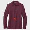 Ladies Silk Touch™ Long Sleeve Polo Thumbnail