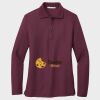 Ladies Silk Touch™ Long Sleeve Polo Thumbnail