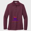 Ladies Silk Touch™ Long Sleeve Polo Thumbnail