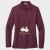 Ladies Silk Touch™ Long Sleeve Polo Thumbnail