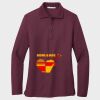 Ladies Silk Touch™ Long Sleeve Polo Thumbnail