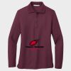 Ladies Silk Touch™ Long Sleeve Polo Thumbnail