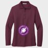 Ladies Silk Touch™ Long Sleeve Polo Thumbnail