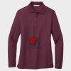 Ladies Silk Touch™ Long Sleeve Polo Thumbnail