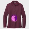 Ladies Silk Touch™ Long Sleeve Polo Thumbnail