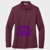 Ladies Silk Touch™ Long Sleeve Polo Thumbnail
