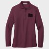 Ladies Silk Touch™ Long Sleeve Polo Thumbnail