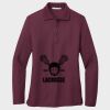 Ladies Silk Touch™ Long Sleeve Polo Thumbnail