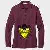 Ladies Silk Touch™ Long Sleeve Polo Thumbnail