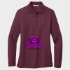 Ladies Silk Touch™ Long Sleeve Polo Thumbnail