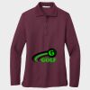 Ladies Silk Touch™ Long Sleeve Polo Thumbnail