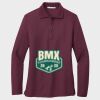Ladies Silk Touch™ Long Sleeve Polo Thumbnail