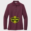 Ladies Silk Touch™ Long Sleeve Polo Thumbnail