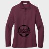 Ladies Silk Touch™ Long Sleeve Polo Thumbnail