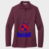 Ladies Silk Touch™ Long Sleeve Polo Thumbnail