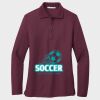 Ladies Silk Touch™ Long Sleeve Polo Thumbnail