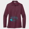 Ladies Silk Touch™ Long Sleeve Polo Thumbnail