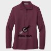 Ladies Silk Touch™ Long Sleeve Polo Thumbnail