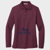 Ladies Silk Touch™ Long Sleeve Polo Thumbnail