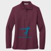 Ladies Silk Touch™ Long Sleeve Polo Thumbnail