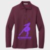 Ladies Silk Touch™ Long Sleeve Polo Thumbnail