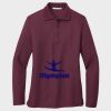 Ladies Silk Touch™ Long Sleeve Polo Thumbnail