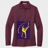 Ladies Silk Touch™ Long Sleeve Polo Thumbnail