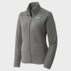 Women's Heather Microfleece Full Zip Jacket Thumbnail