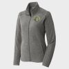 Women's Heather Microfleece Full Zip Jacket Thumbnail
