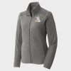 Women's Heather Microfleece Full Zip Jacket Thumbnail