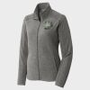 Women's Heather Microfleece Full Zip Jacket Thumbnail